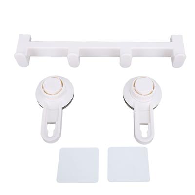 Vacuum Suction Cups and Row Hooks 5kg Wall Mounted Suction Hanger No Drilling Wall Hooks for