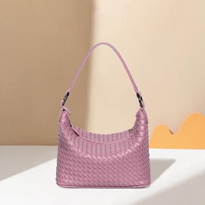 Hot-selling Winter Trend Hand-woven Handbag Large Capacity Fashion Simple Shoulder Bag Oblique Span Women's Bag