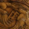 60,96 cm Odens korpar Hugin och Munin Träsnideri Viking Valknut Plakett Jul Bröllop Vägg Hemmakontor Dekor