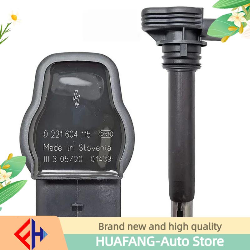 Original Bos-ch Ignition Coil Spark Plug  For Je Tta Golf Passat  A4 A5 Q5 Tt Turbo 2.5l High Quality 0221604115