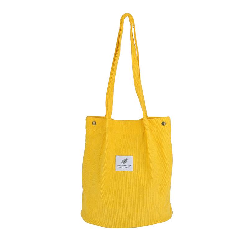 Modische Cord-Umhängetasche - Vielseitige Handtasche mit großem Fassungsvermögen für Damen