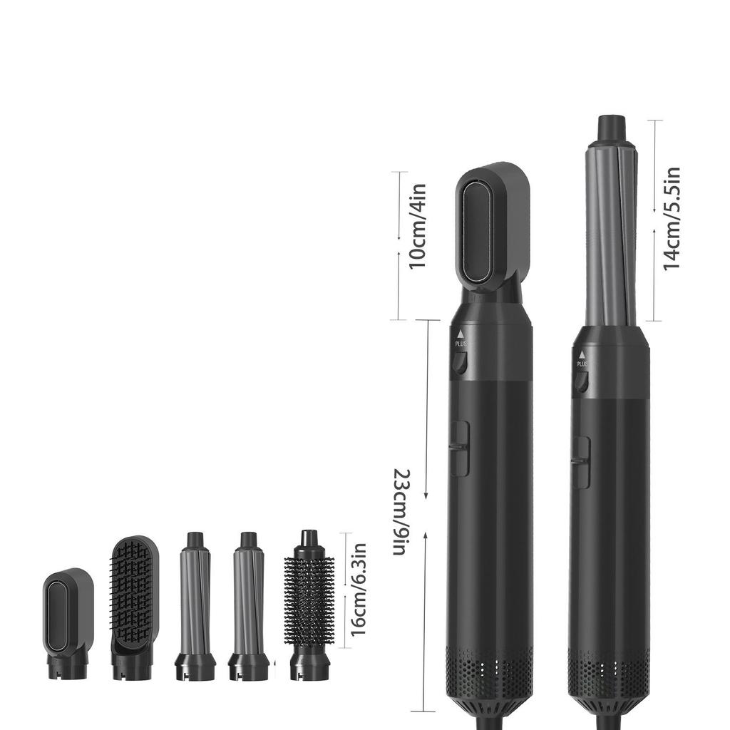 5-in-1-Heißluftkamm, automatischer Lockenstab, Lockenstab, doppelter Verwendungszweck, Haar-Styling-Haartrockner