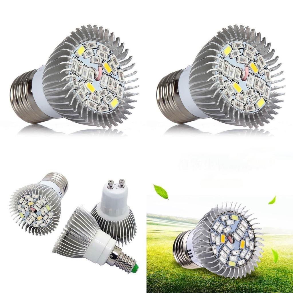 Advanced Full Spectrum 28leds Growing Lamp With Uv Light Perfect For All Plant Stages E27 Gu10 E14