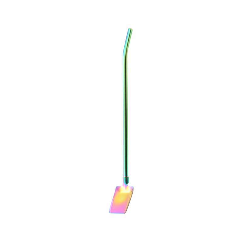 Barware Drinking Spoon Straws, Stainless Steel, Innovative Shovel Shape for Ice Cream & Kitchen Use