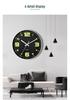 12-Inch Silent Luminous Quartz Wall Clock - Plastic, Creative Design, Popular Item