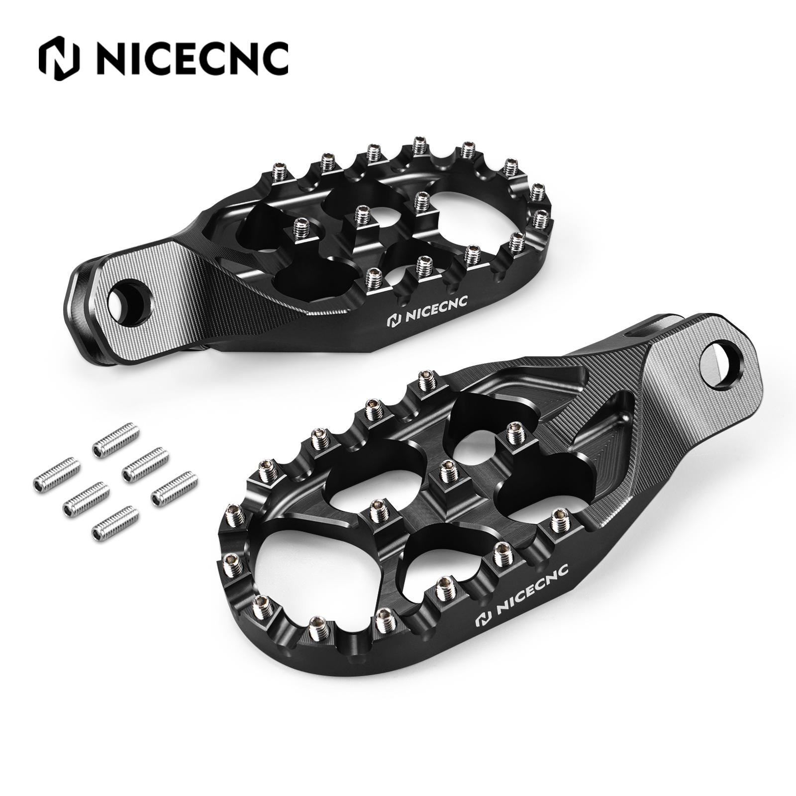 

NICECNC Forged Foot Pegs FootRest Footpegs Rests For Suzuki DRZ400SM DR-Z 400SM 2005-2024 DRZ400S DR-Z 400S 2000-2024 2023 2022 чорний