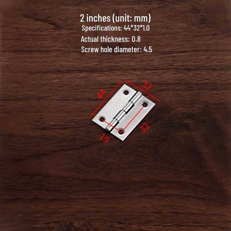 Mini-Scharniere aus Edelstahl für Koffer, Geschenkboxen, Holztüren und Schränke