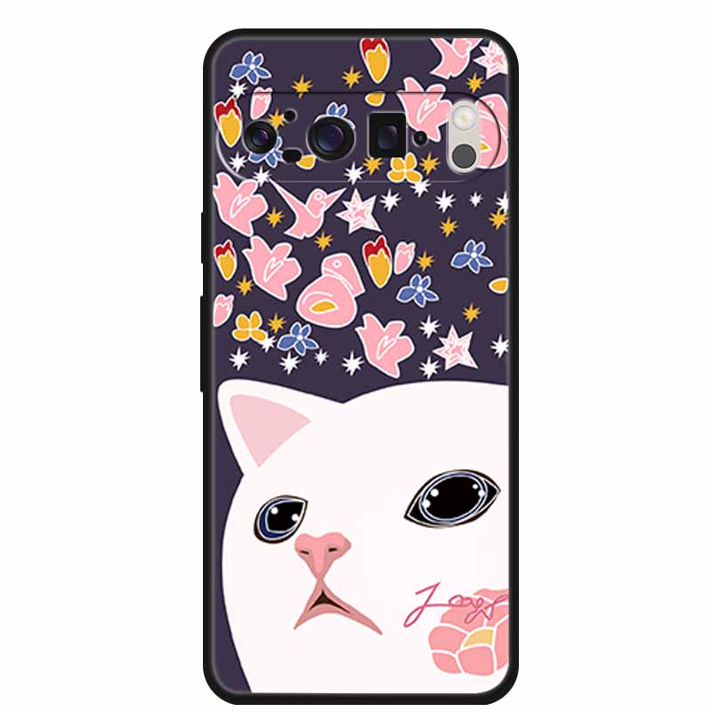 3D Emboss Cover For Google Pixel 9 Pro XL / Pixel 9 Pro / Pixel 9 Case Flower Relief Soft Silicone Cover For for Google Pixel 9