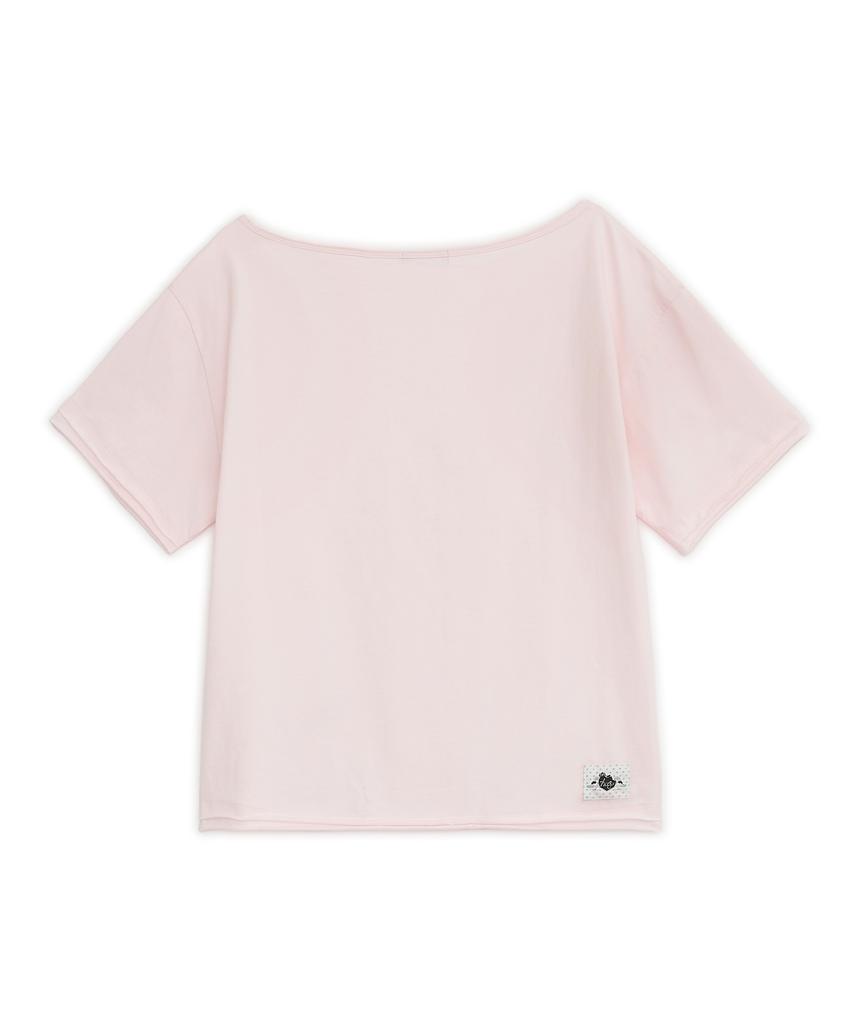 HUG YOUR SKIN Candy Button Loose Tee (Pink)