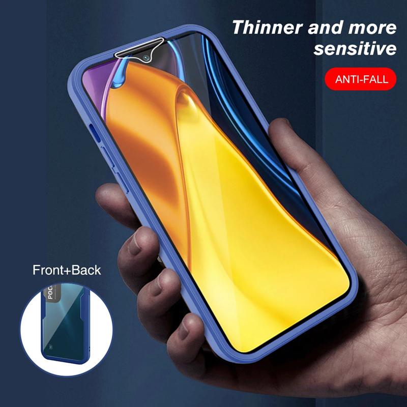 Cover Per Xiaomi Poco M4 Pro 4G – Custodia Sottile Rigida Trasparente Con Bimateriale PC+TPU, Verde - 5