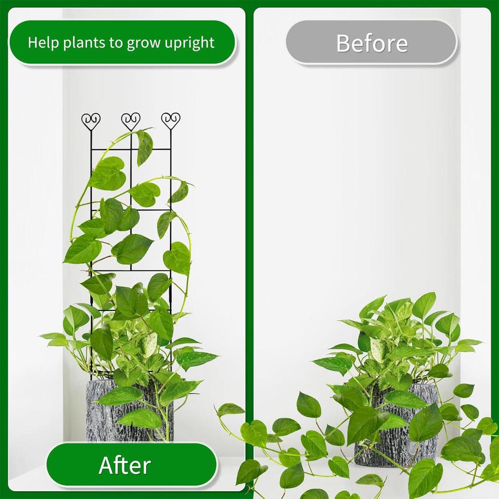 Garden Trellis Durable Garden Trellis Climbing Plant Stem Support Stake Stand Frame Vine Racks For Indoor Plant Flowers