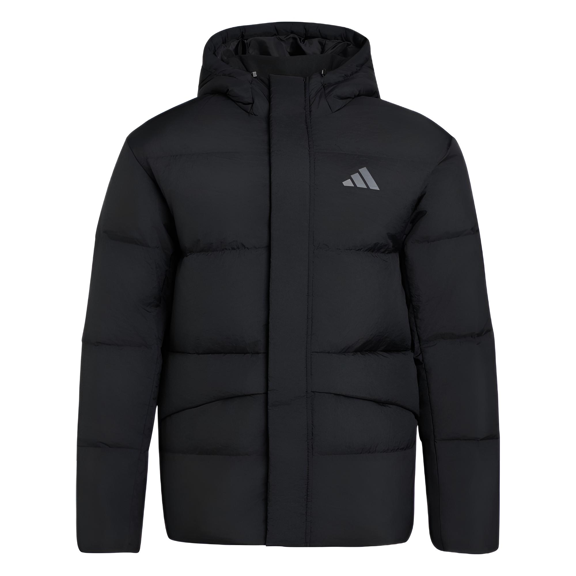 

adidas LINEAR Down Hooded Jacket Black KQ5519 M