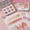 6 Color Cushion Nail Art Set Gradual and Paint Switch Gel Nail Polish Tools