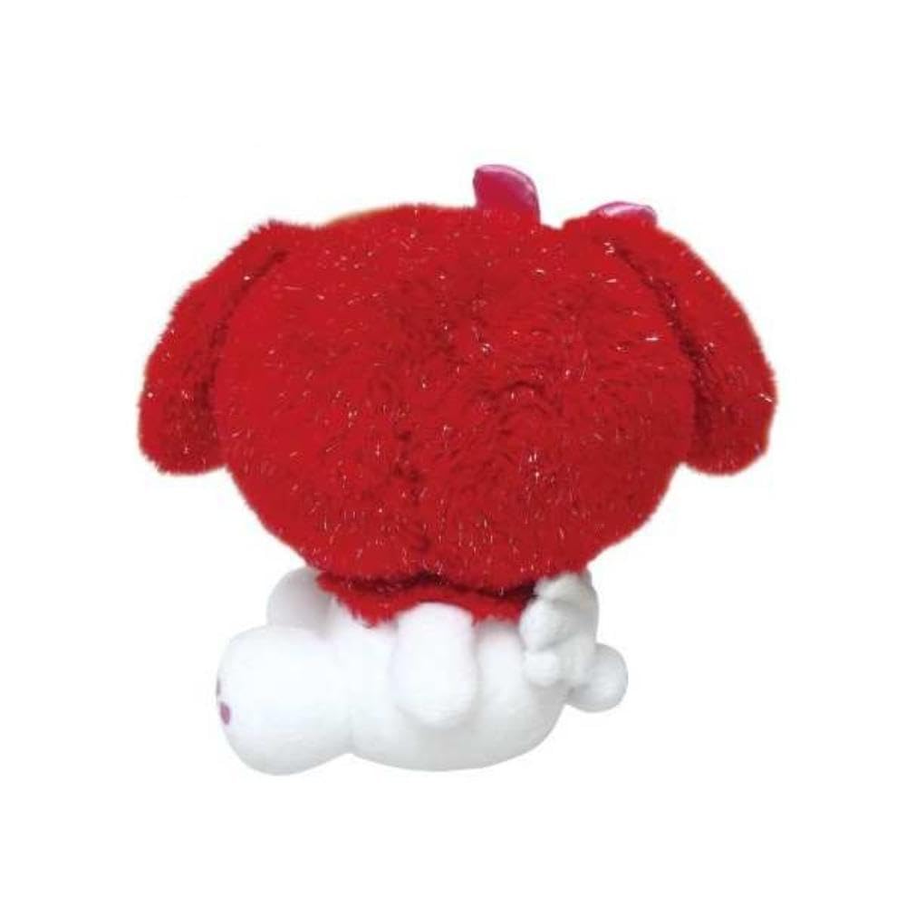 K Company My Melody Kuromi Plush Toy My Melody Red X X (Angel Series) MK-NG-MMR H16.4 W19.8 D11.2cm
