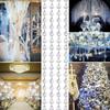 14mm Acrylic Crystal Octagonal Bead Curtain Wedding Road Guide Beads Octagonal Bead Chain KTV Bar Decorative Chain Curtain