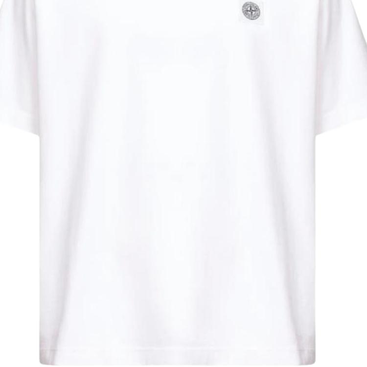 Stone Island Ss26 Solid Ribbed Crew Neck Short Sleeve T-Shirt Men Tops L1S152100030S0115V0001