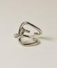 Novice Tokyo Big Cross Ring / Silver