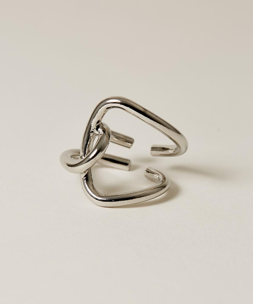 Novice Tokyo Big Cross Ring / Silver