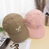 Summer Thin Bowknot Quick-Drying Baseball Cap for Women Sun-Poof Peaked Cap Leisure Students Sport Travel Sun Hat
