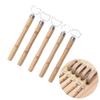 5 Pcs/set Replaceable Pottery Tool Texture Sculpture Diy Craft Teapot Ware Handle Tool Scraping Tool Clay Modeling Tool