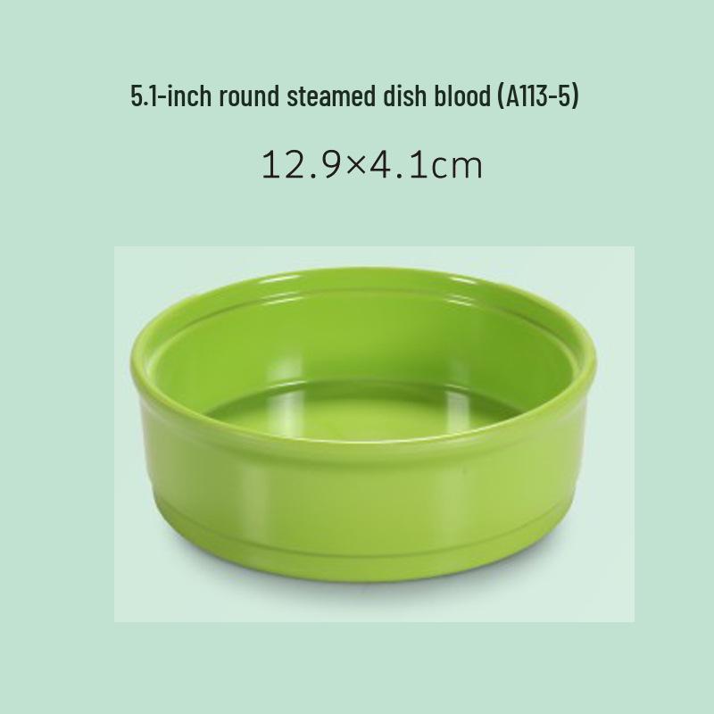 A5 Melamine Steaming Bowl - Small, Colorful, Durable for Fast Food & Steamed Dishes
