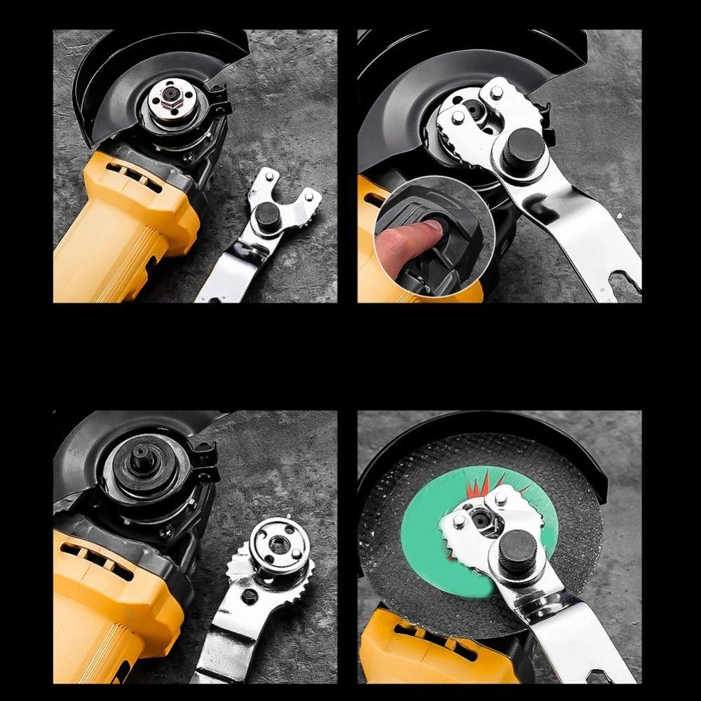High Strength Angle Grinder Wrench Labor Saving Remove Repair Spanner  Disassembly Tool for Machine