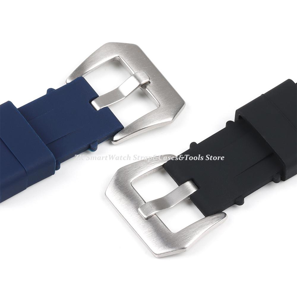 Silicone Watch Band Rubber Bracelet 20mm 22mm 24mm 26mm for Panerai Strap Men Women Sport Replacement Watch Band for Omega Belt