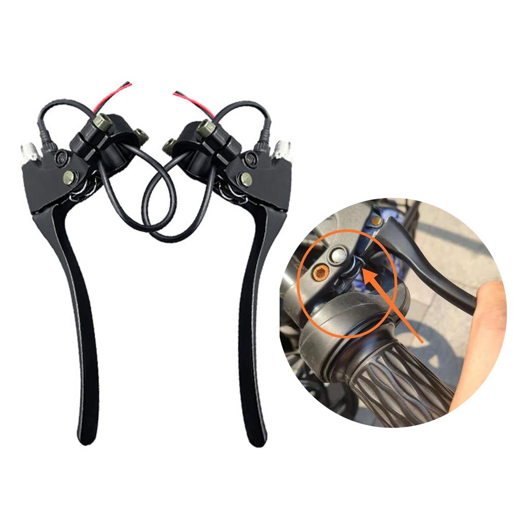 Brzdová páka pre elektrický bicykel 22 mm z hliníkovej zliatiny Brzdová rukoväť Ľavá a pravá E-bike Bicykle Náhradná brzdová páka pre elektrický bicykel