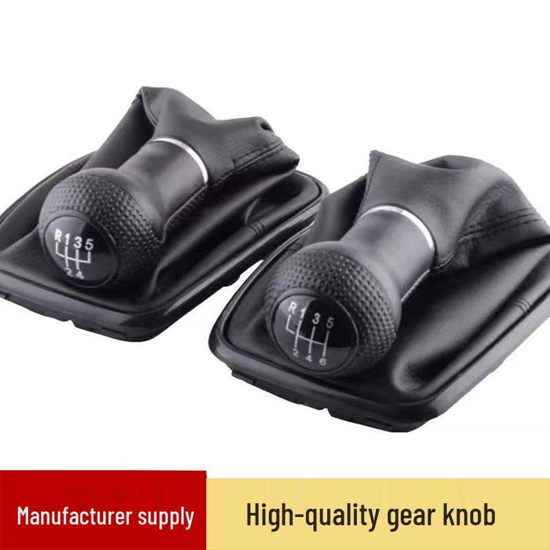 

Пыльник и ручка рычага переключения передач для Volkswagen Jetta 2004 года, ручка КПП King, пыльник рычага чёрный