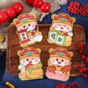 4pcs Laser Chinese New Year Red Pocket Cartoon Good Lucky Red Packets  Lunar New Year Gifts