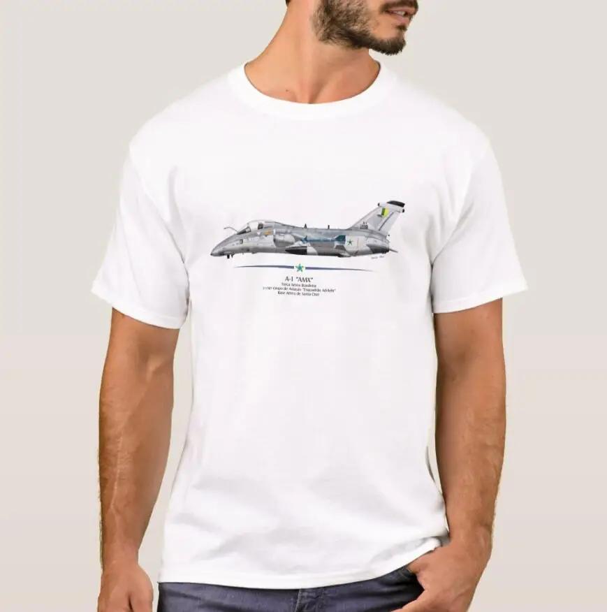 A1 AMX Adelphi Squad Brazilian Air Force Men TShirt Short Sleeve Casual 100 Cotton ONeck Summer Shirts