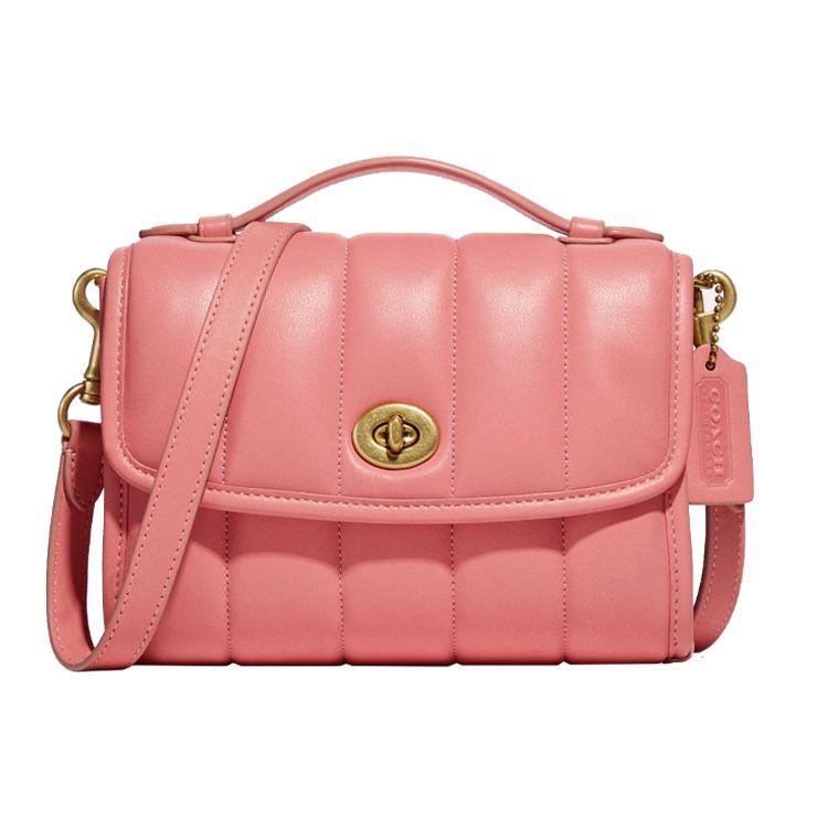 Coach Kip Leather Handbag Small Women handbags Pink C5367-B4RZH Basic Set BagDust Bag 26460₽