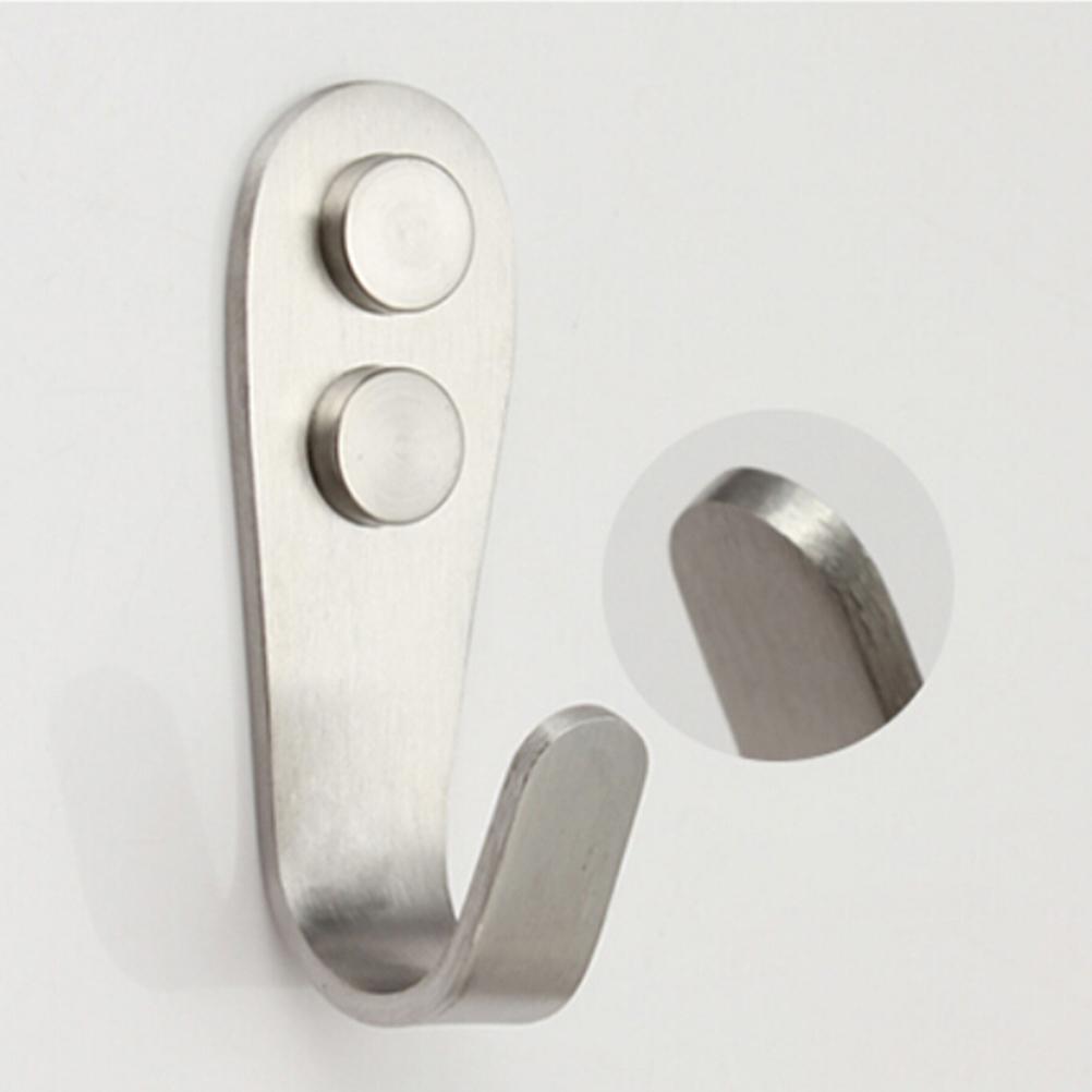 1Pcs Door Hook Stainless Kitchen Cabinet Clothes Hanger Organizer Holde