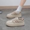 2025 spring little white shoes new Korean version ins female students platform heightening sports board shoes casual street shot K3702