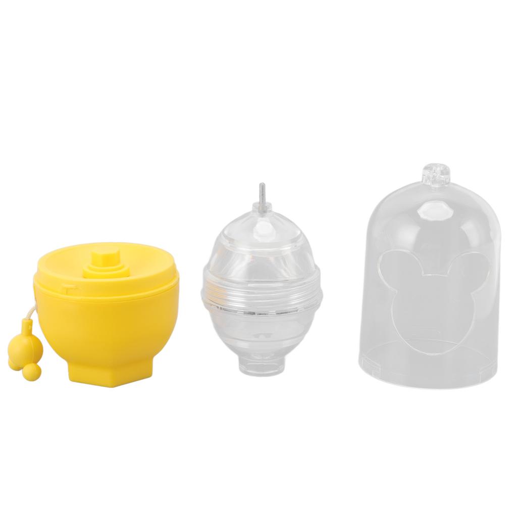 Egg Scrambler Convenient Hand Powered Golden Egg Maker for Mixing Egg Home Kitchen Yellow