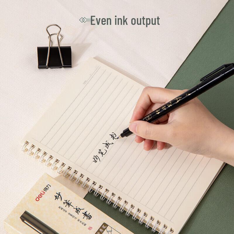 Deli 75516 Calligraphy Brush Pen Set