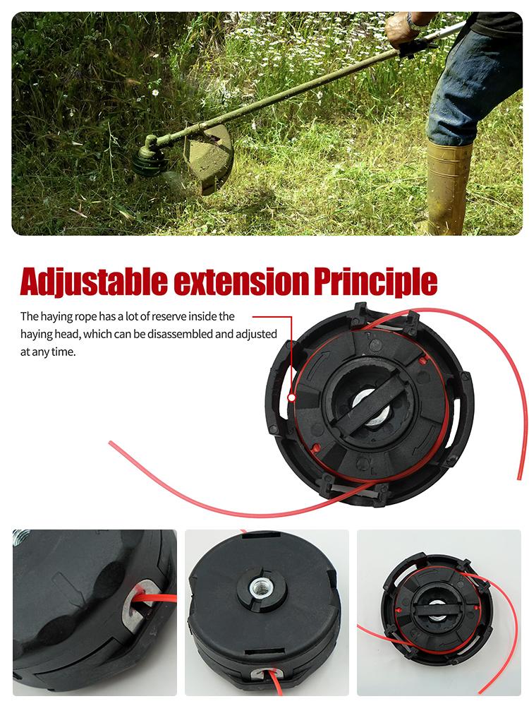 1 Pcs High Performance String Trimmer Head Weed Eater For -225, -230, -210- For Echo Line String Saw Grass Brush Mower Head