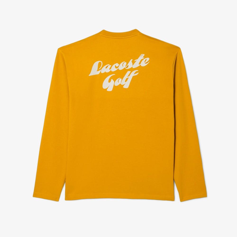 [Lacoste] Men's Golf Graphic Long Sleeve T-Shirt TH6201-55N5BV