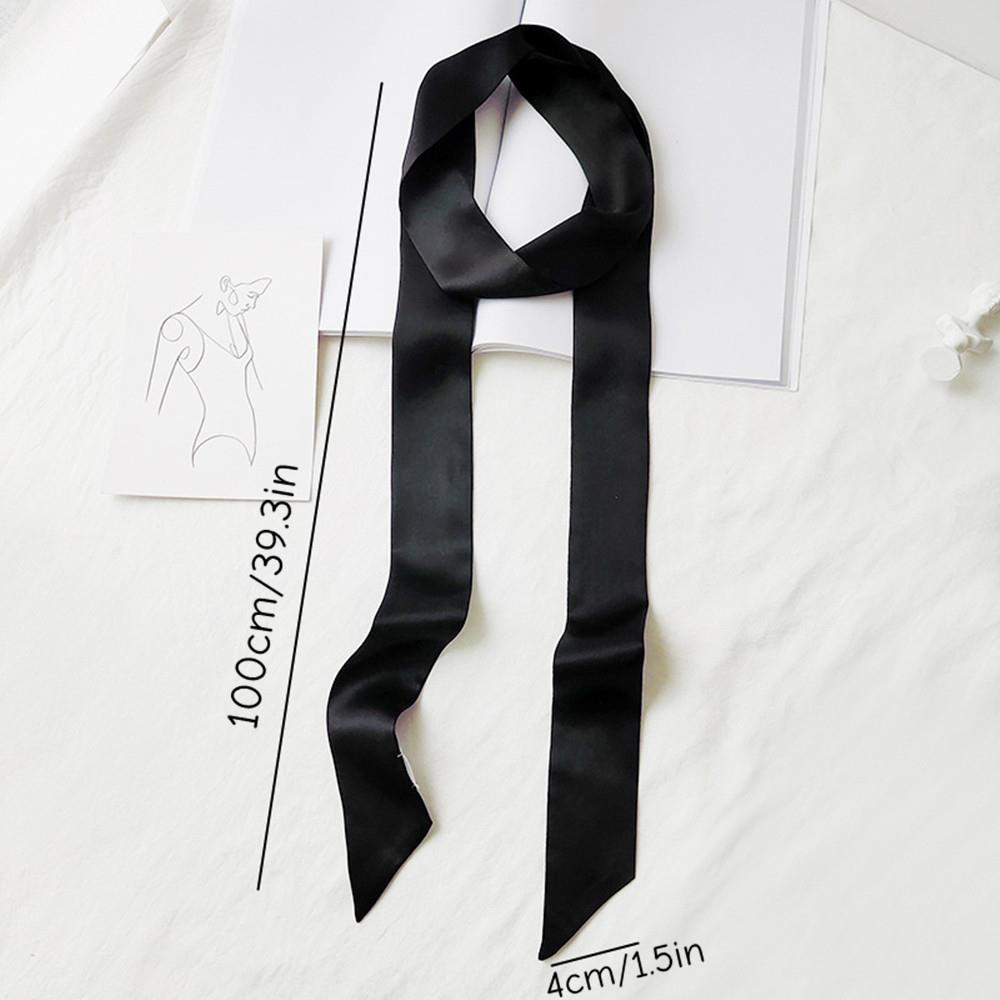 Y2k Color Block Knitted Scarf Women Cashmere Wool Scarves Harajuku Decoration Neckerchief Korean Style Thin Narrow Long Scarf