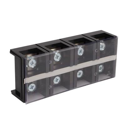 Ground Circuit Terminal Block Large Current 400A 4P Copper Terminal Strip Block for Household Appliances