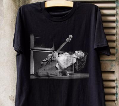 Rare Eddie Van Halen Guitarist Cotton Black Unisex T-shirt S-5XL