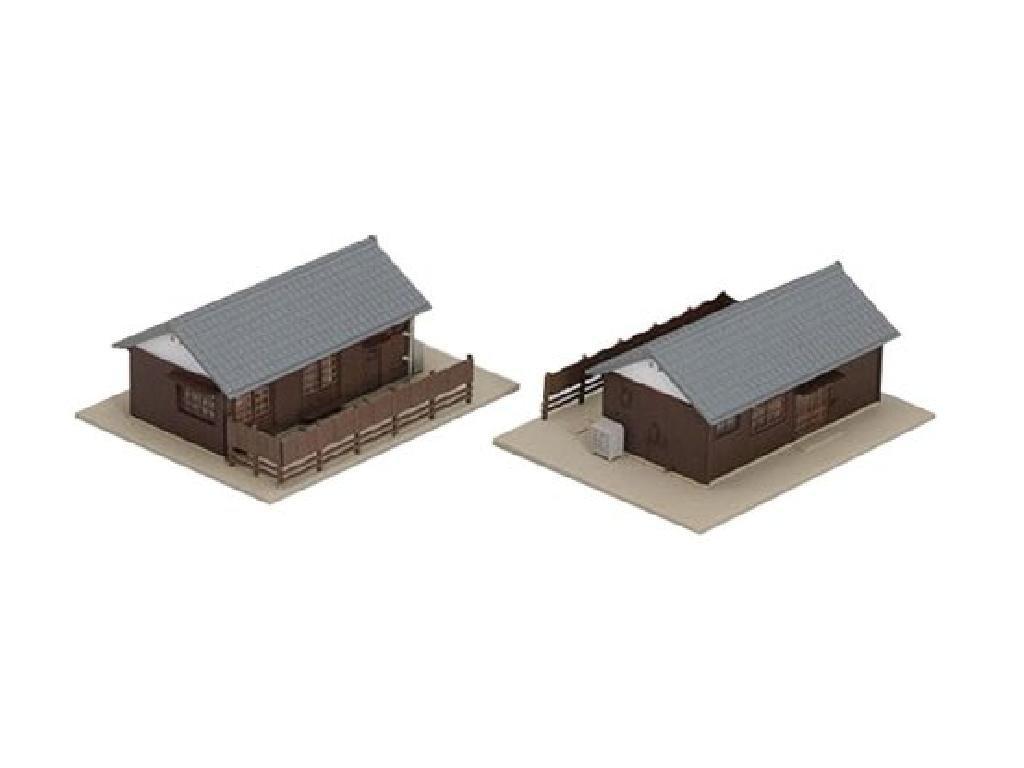 KATO N gauge railway official housing set of 2 railway model supplies 23-235
