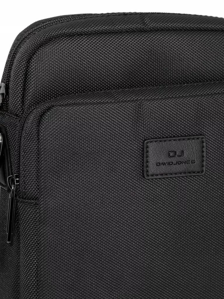 David Jones Men's Messenger Bag Shoulder Bag Black