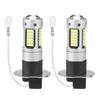 2x Canbus-LED Car Light Daytime Running Headlight H3 4014 30SMD 9006 Lamp Fog Lights Super Bright Automotive Accessories