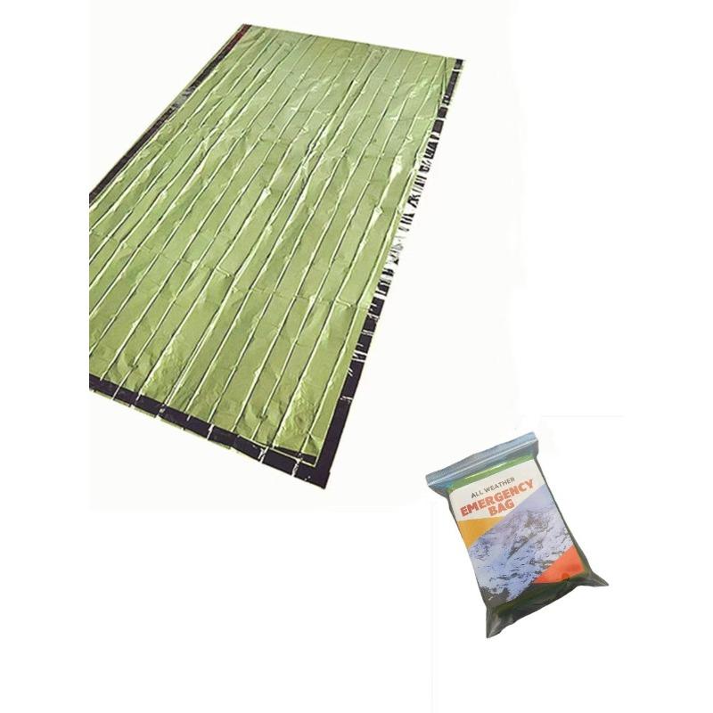 Emergency Insulated Sleeping Bag, Single Person Extended Camping Survival First Aid Blanket, Waterproof And Windproof Outdoor Portable Equipment