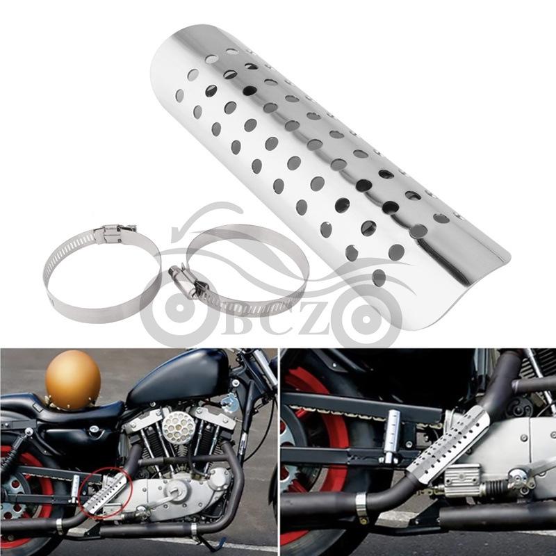 Harley Cruiser Motorcycle Exhaust Heat Shield Anti-Scald Cover