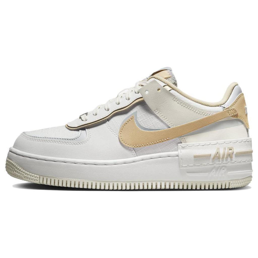 New Nike Air Force 1 Low Shadow Sail Tan Women's DV7449-100