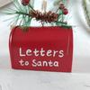 Christmas Creative Metal Mailbox Decoration Christmas Tree Decoration Letter To Santa Claus Christmas Mailbox Pendant Iron Gift
