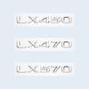 Suitable For Series LX450 LX470 LX570 Chrome Silver Letters Number Emblem Car Rear Bumper Tail Door Trunk Badge StickerBD8 