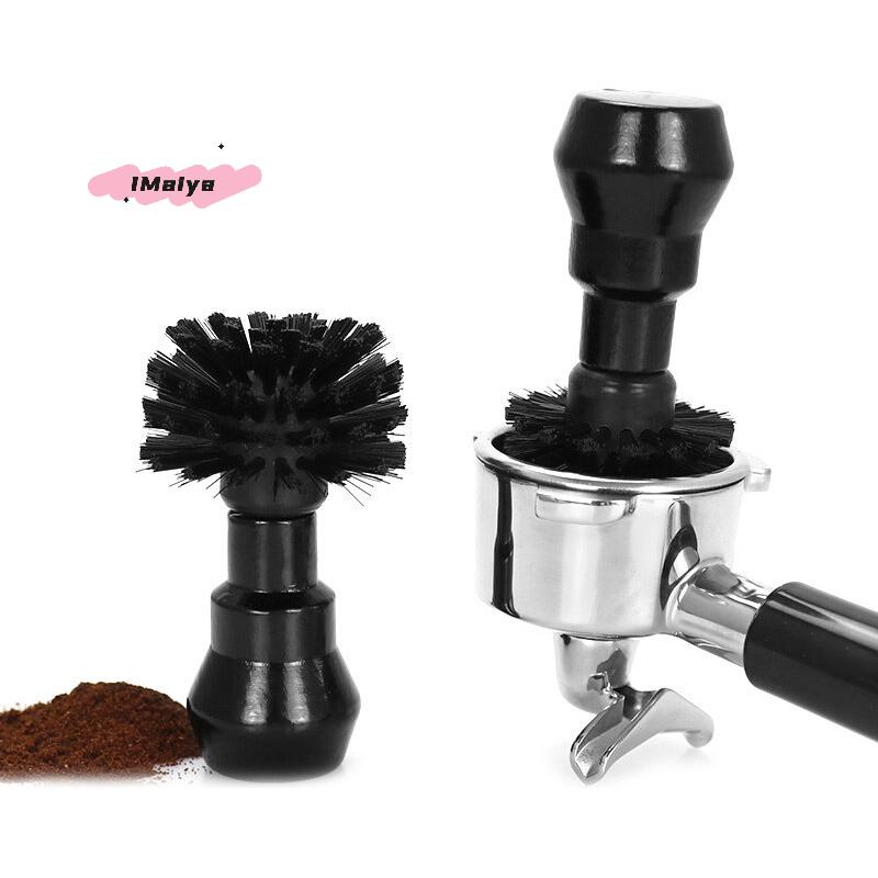 M-Professional Espresso Brush Brewing Head Coffee Machine Cleaning Brush Small Wood Handle Bar Counter Coffee Powder Clean Brush